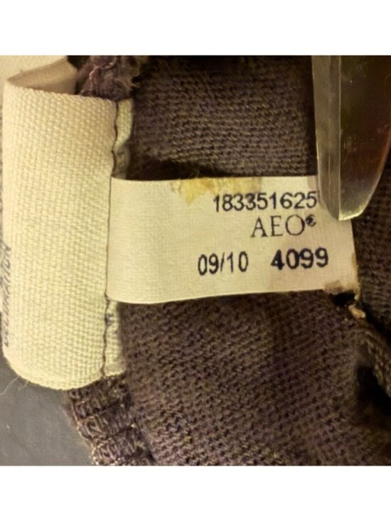 2010 American Eagle Tunic S Long Sleeves Deep V Fairy Grunge Poet 100% Cotton - Picture 6 of 7